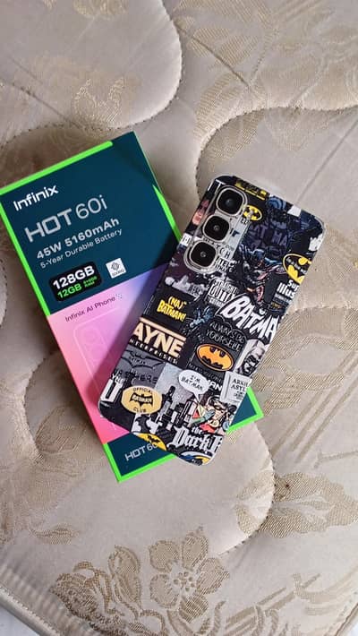 Infinix Hot 60i Phone Almost New Condition 10/9.5 With Box And Charger