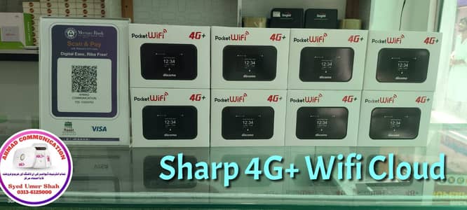 Pocket Wifi Sharp 4G+ Wifi Cloud Device