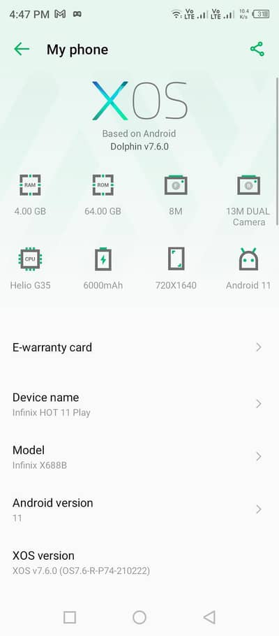 Infinix Hot 11 Play