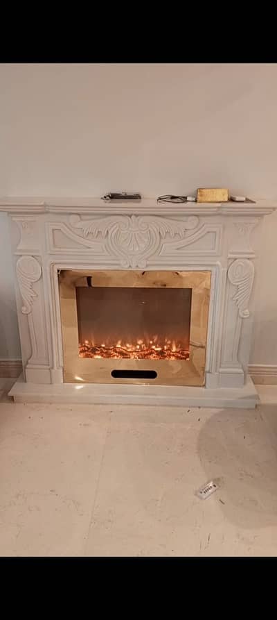 Electric Fireplace Lahore | Wall Mount LED Fireplace