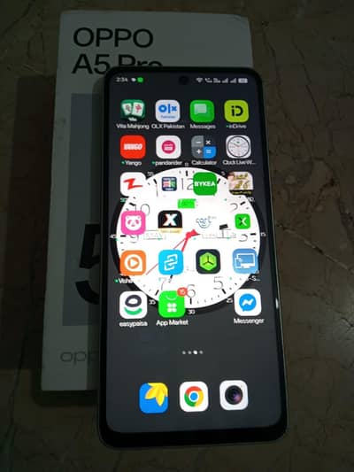 OPPO A5 Pro mobile 8/128 with box warranty 8 month 5800 mAh bettery