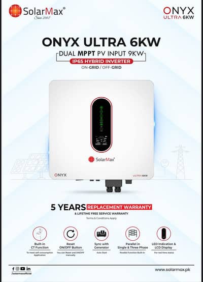 Solar Max Onyx 6 kw ( Pv 9000)