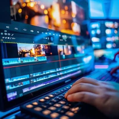 Editor for video and photos and camera maan