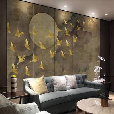 3D Wallpaper | Mural Wall | Canvas Sheet | Customised Wallpaper | Flex