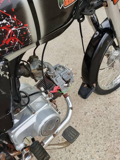 super power black colour model 2021 70cc bike for sale