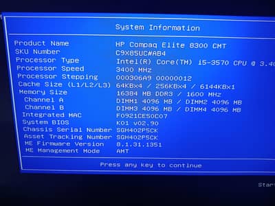 16GB DDR3 RAM Kit (4x4GB) 1600MHz - Desktop Memory
