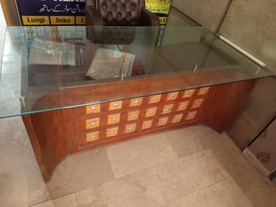 Office Table Glass