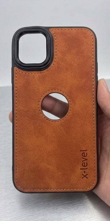 IP 11 leather unique style covers available in 2 colours grey and oran