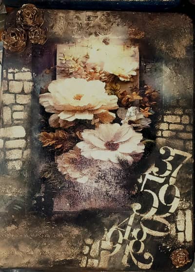 Vintage Mixed Media Altered Art