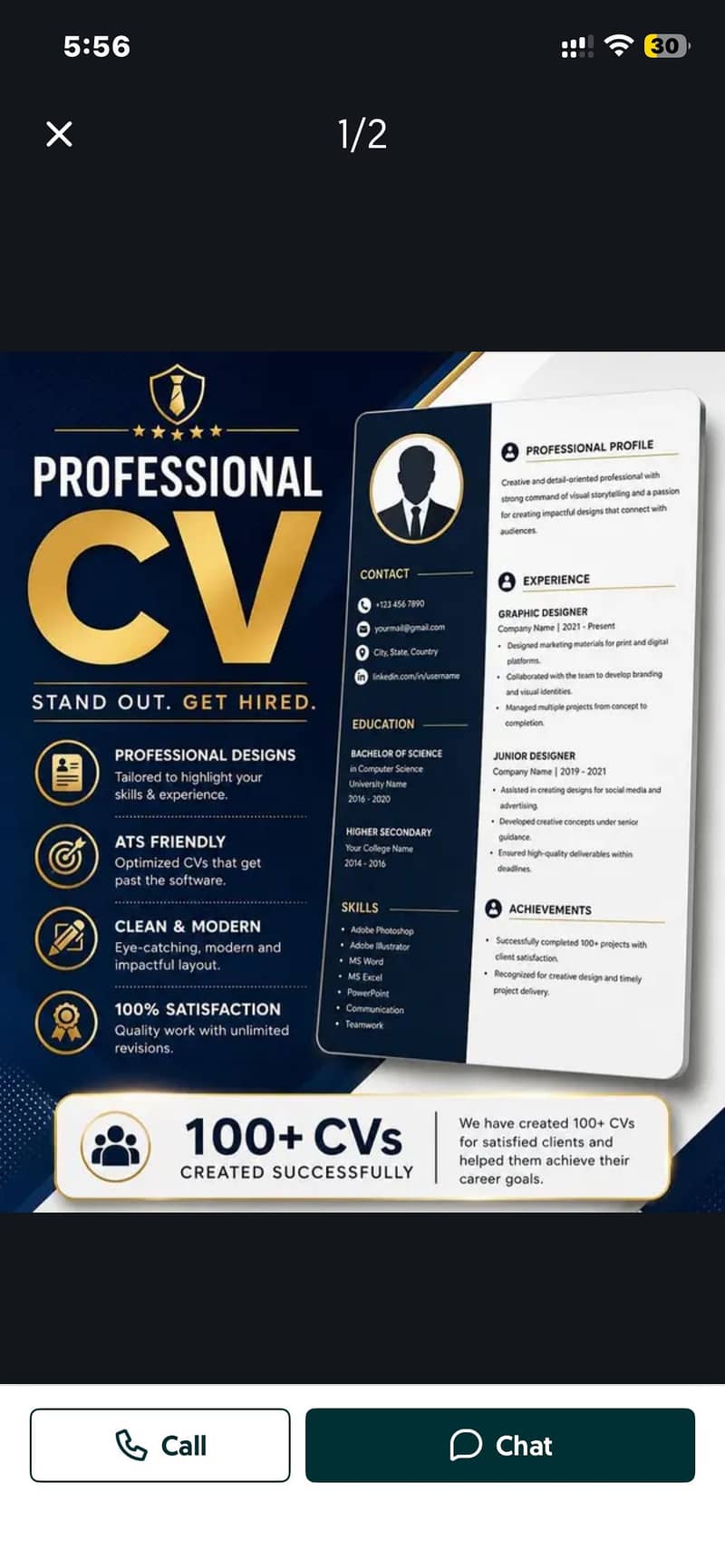 Cv making 0