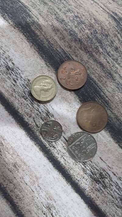 UK Pounds coins