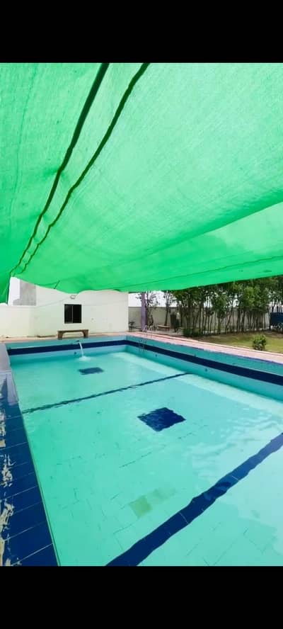Farmhouse & Swimming pool are for rent.