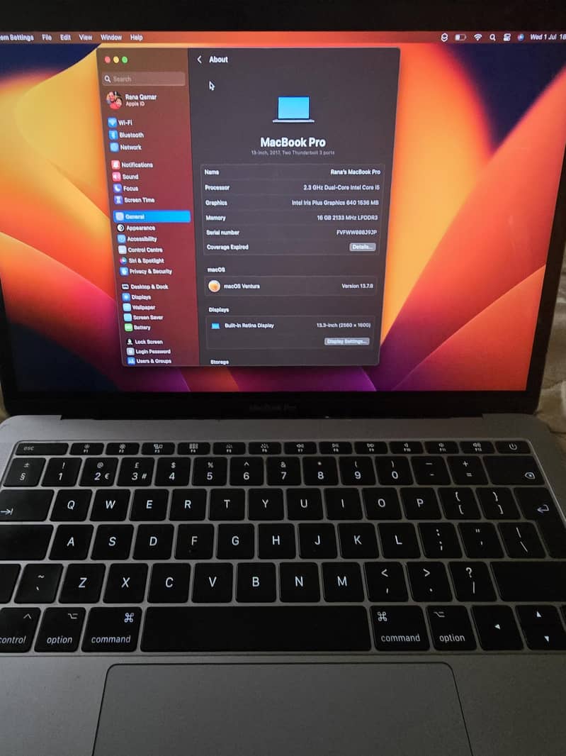 MacBook Pro 2017 1