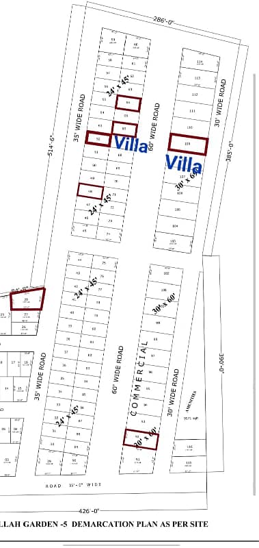 120 Sq Yards Residential Plot Available For Sale On Main 60 Feet Wide Road Phase 5 Abdullah Garden Qasimabad Hyderabad