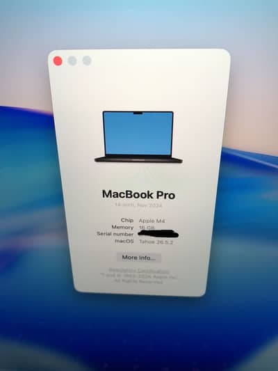 MacBook Pro M4.14” 16gb Macbook M4 for sale