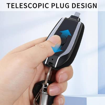 black keychain power bank
