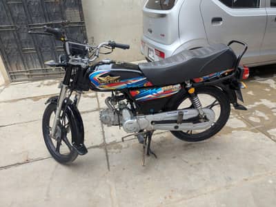 super star 70cc 2024 alloy rim self start sep. contact: 0334/348/9528.