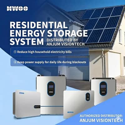 Solar Battery Backup  Hybrid | HWOO Residential Energy Storage System