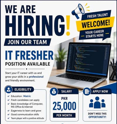 Travel Agency IT Fresher Required