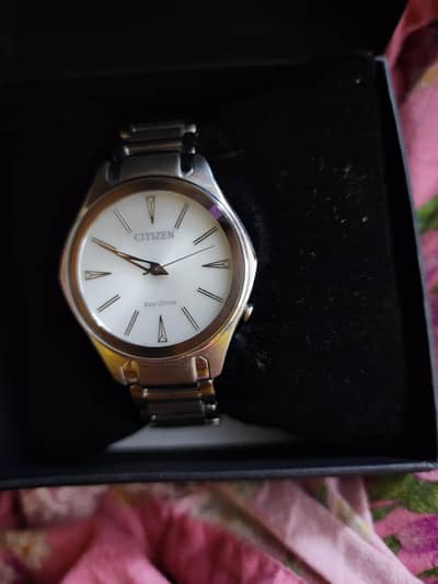 new silver citizen Men's watch