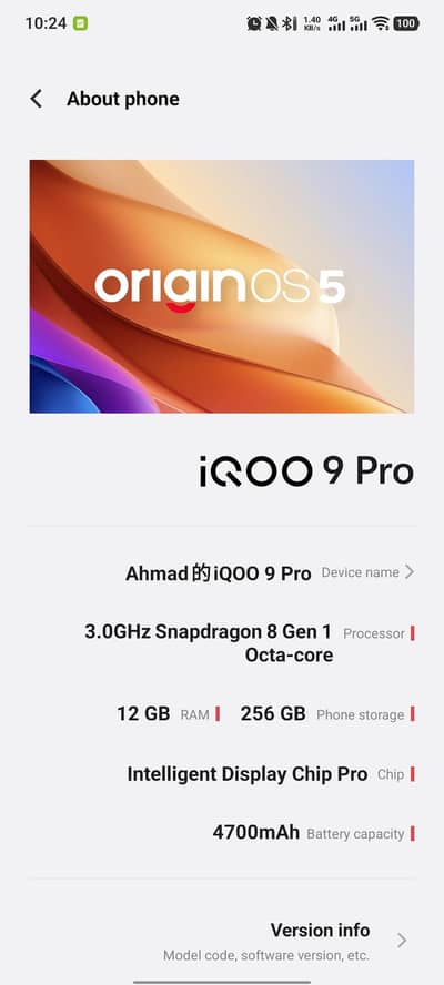 Vivo iQOO 9 Pro