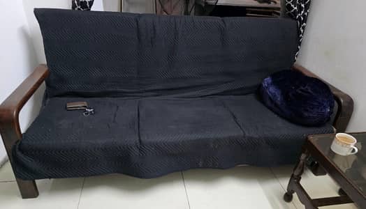 shesham wood sofa seat