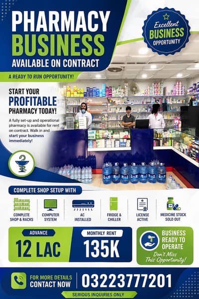 Pharmacy running setup for sale
