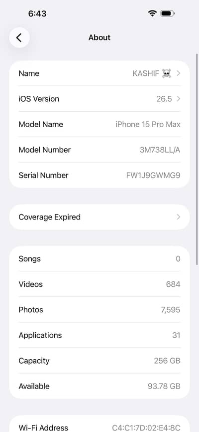 I phone 15 pro mac