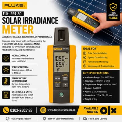 Fluke Solar Irradiance Meter IRR1-SOL Original