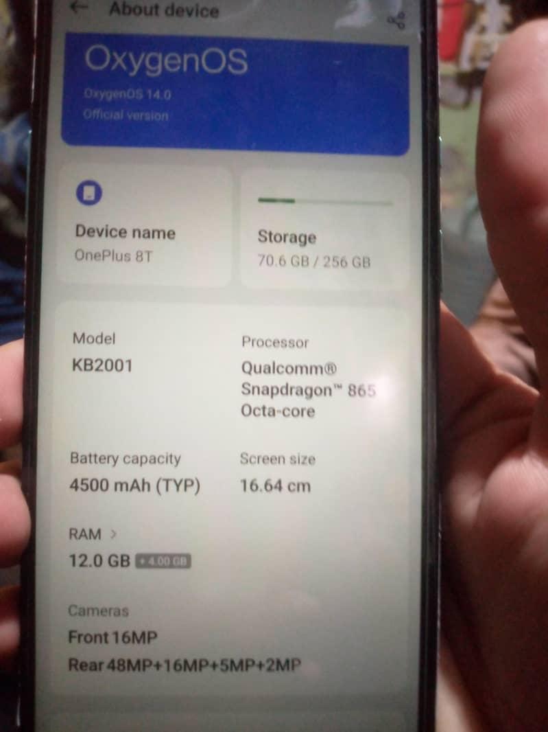 One Plus 8T 4