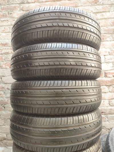 Lahore Tyres 195/65R15 2023 Yokohama Bluearth 80% 4 Tyres Set
