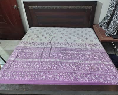 Double bed with mattress for sale