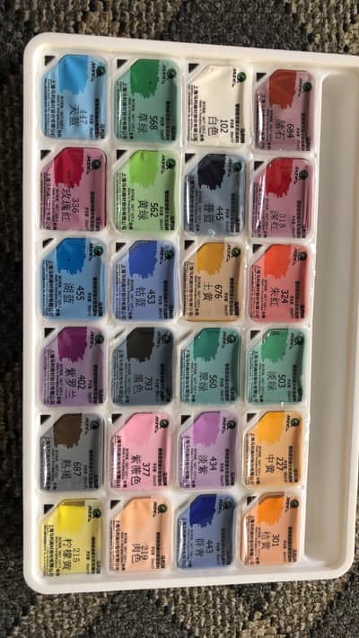 Gauche paint 24 pc