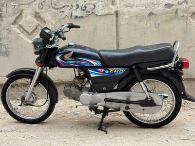 HONDA CD 70 2024 MODEL