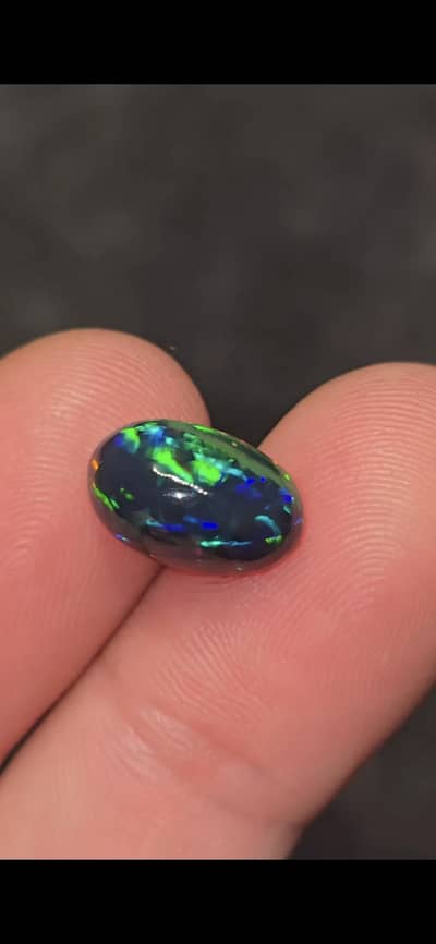 Natural Ethopia black Opal 100% orignal gemstone certified guaranteed