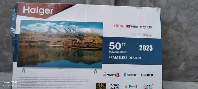 50 Inch Smart LED TV _ 2023 Model Excellent Condition model (haiger)