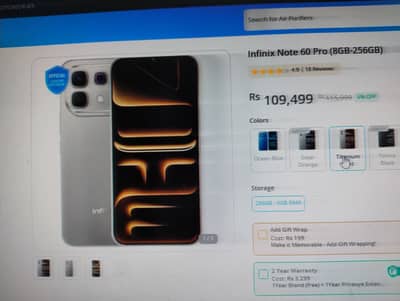 Infinix Note 60 Pro Box Pack