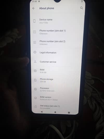Vivo Y20s