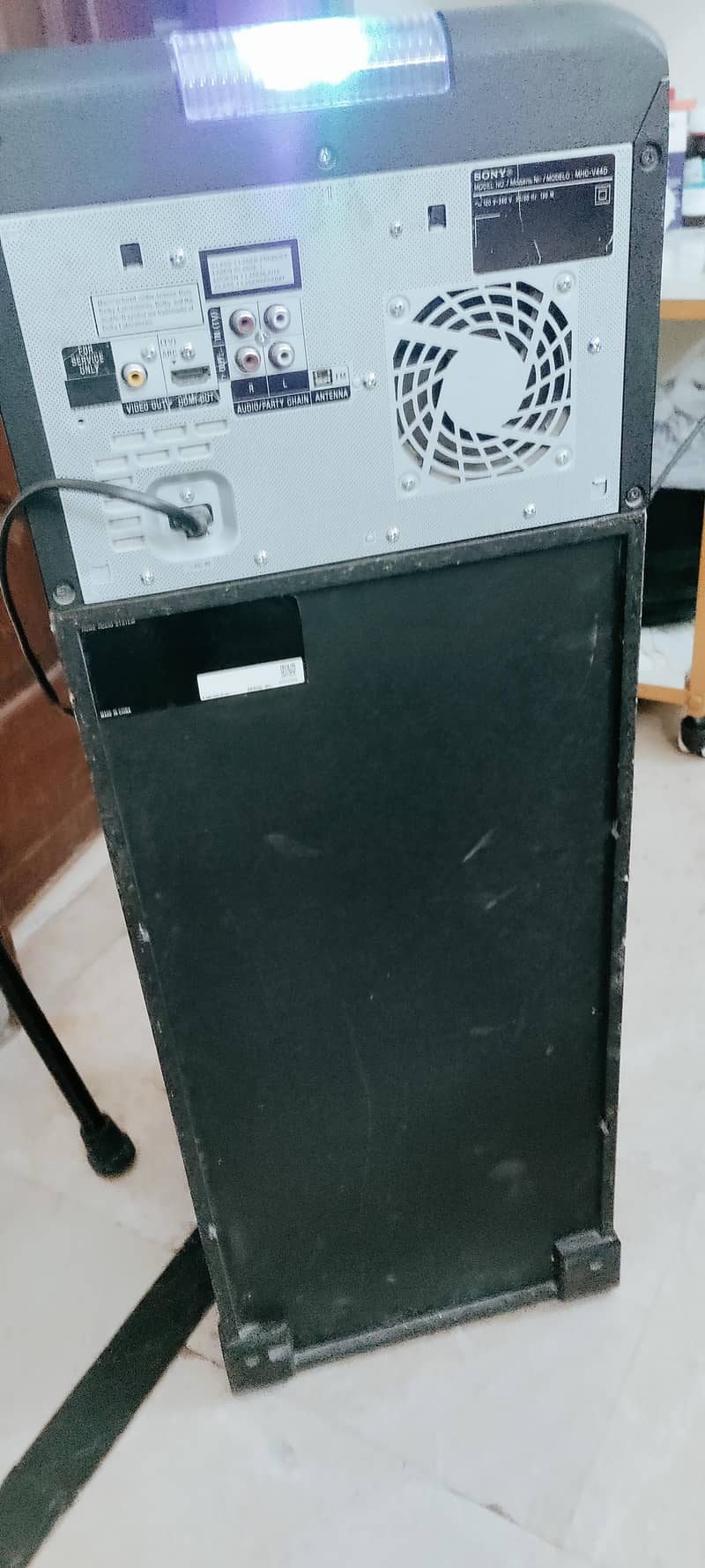 Sony  mhc-v44b highfy party speaker 2016 model Bluetooth DVD nfc 7