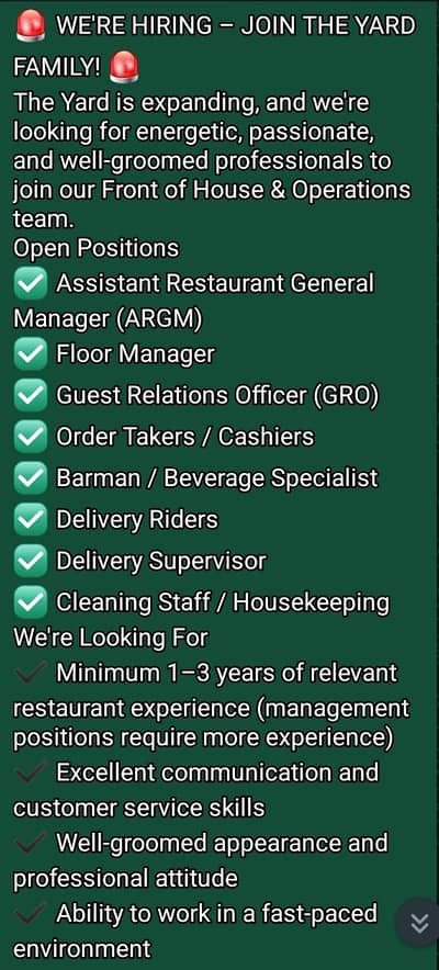 waiter and managers