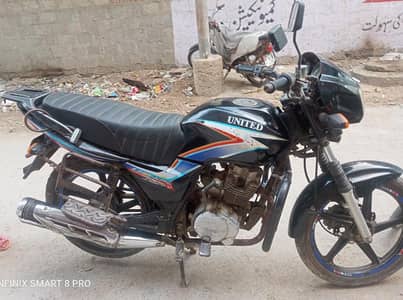 United 125 Deluxe 1 lac 60 thousand