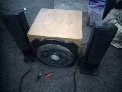 branded woofer  bluetooth aux