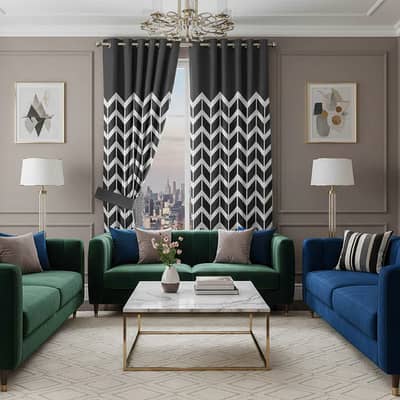 Decorative curtains/Modern curtains/Living room curtains/Curtains