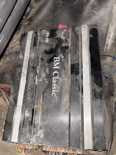Bm classic amp and woofer