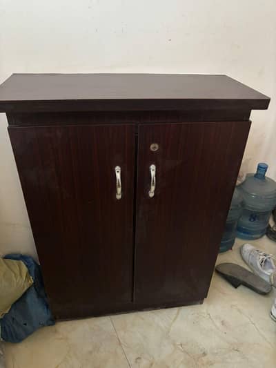 Wooden Shoe Rack Cabinet | 4 Shelves | Excellent Condition