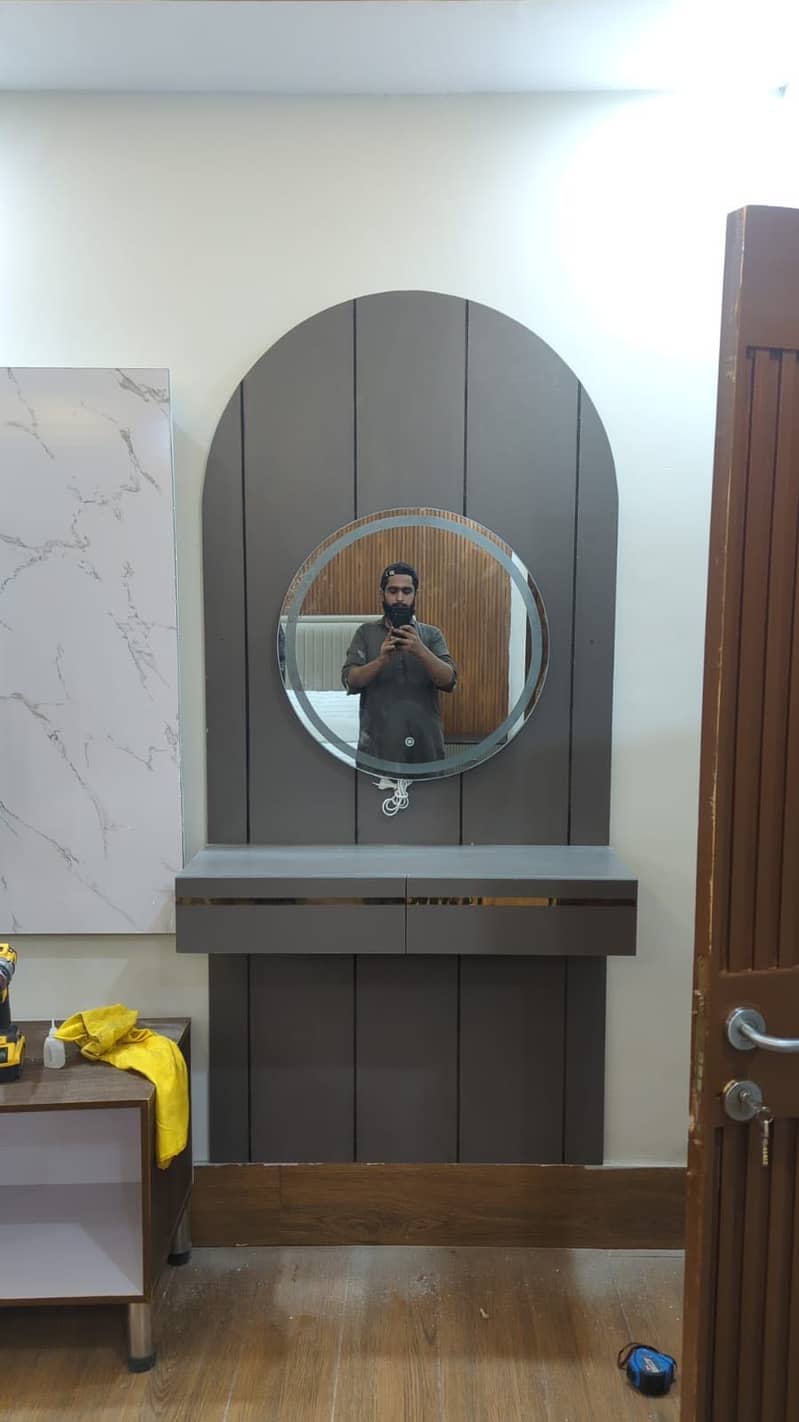 Led light mirror console/dressing console! 1