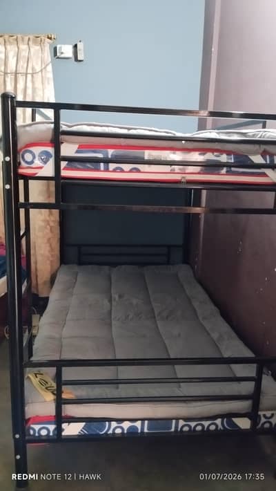 Iron bunk bed