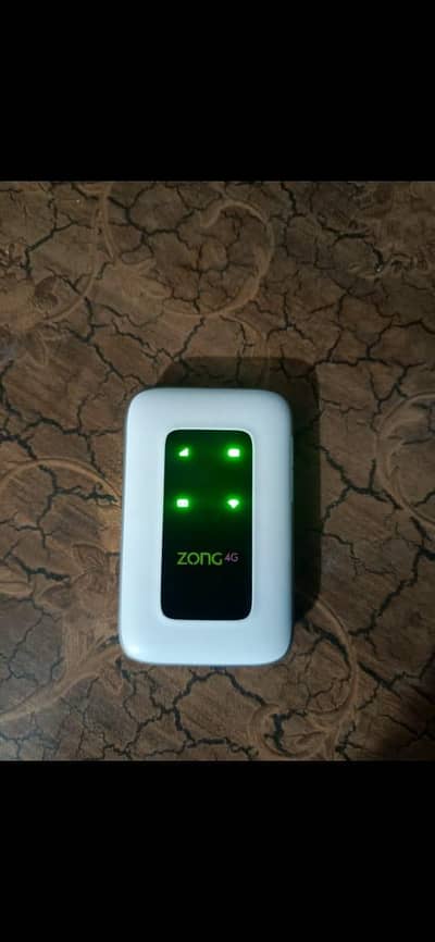 Zong,jazz,all sims supported 4g wifi device 03448502692