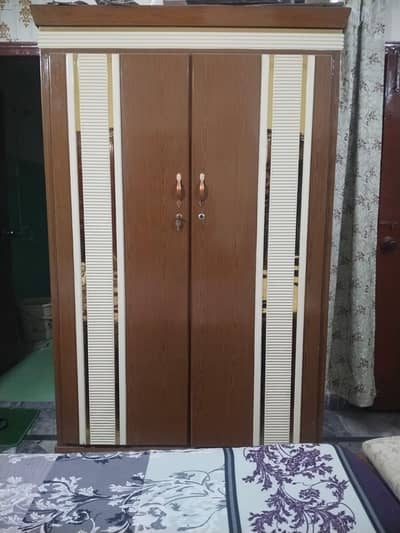 King size bed with side tables, Almari and Dressing table