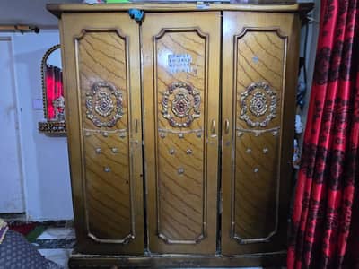 three door cupboard